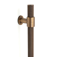 Momo Belgravia Knurled Entry Pull Handle Bronze