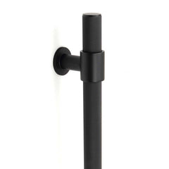 Momo Belgravia Knurled Entry Pull Handle Matt Black