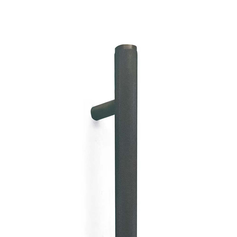 Momo Bellevue Knurled Door Pull With Back To Back Fixing 416mm Bronze