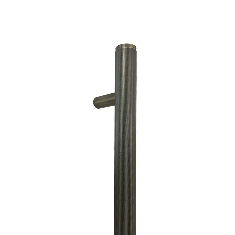 Momo Bellevue Lined Door Pull With Back To Back Fixing 416mm Dark Brushed Brass
