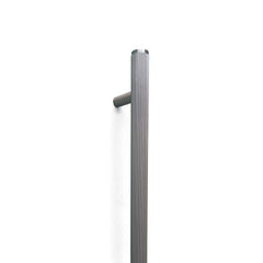 Momo Bellevue Lined Door Pull With Back To Back Fixing 416mm Dull Brushed Nickel