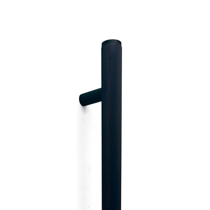 Momo Bellevue Lined Door Pull With Back To Back Fixing 416mm Matt Black