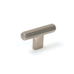 Momo Hendrix T Knob 60mm Dull Brushed Nickel