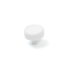 Momo Monaco 36mm Round Knob Matt White