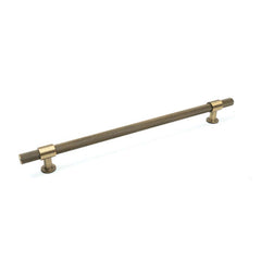 Momo Belgravia Knurled 416mm Solid Brass Appliance Pull Dark Brushed Brass