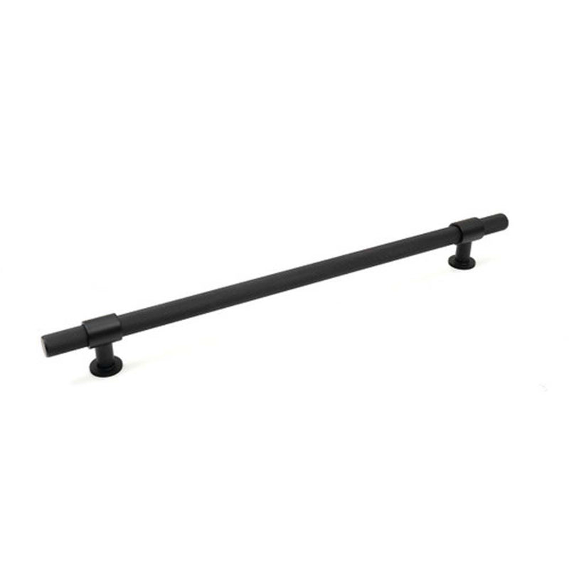Momo Belgravia Knurled 416mm Solid Brass Appliance Pull Matt Black