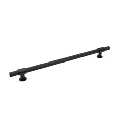 Momo Belgravia Knurled 416mm Solid Brass Appliance Pull Matt Black