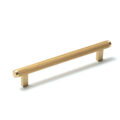 Momo Bellevue 160mm Solid Brass Lined Bar Pull Brushed Satin Brass