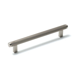 Momo Bellevue 160mm Solid Brass Lined Bar Pull Dull Brushed Nickel