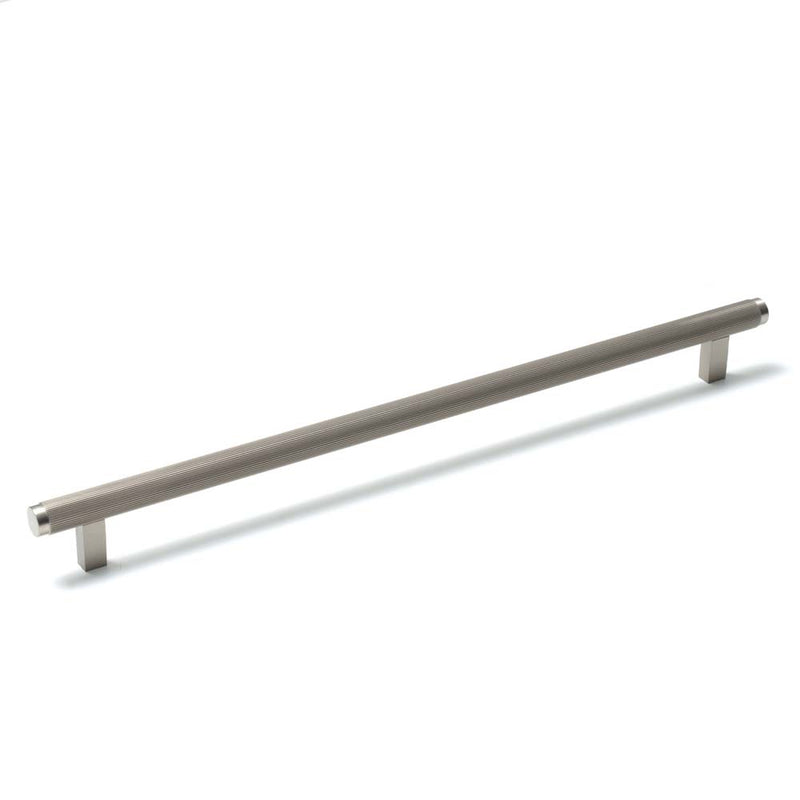 Momo Bellevue 320mm Solid Brass Lined Bar Pull Dull Brushed Nickel