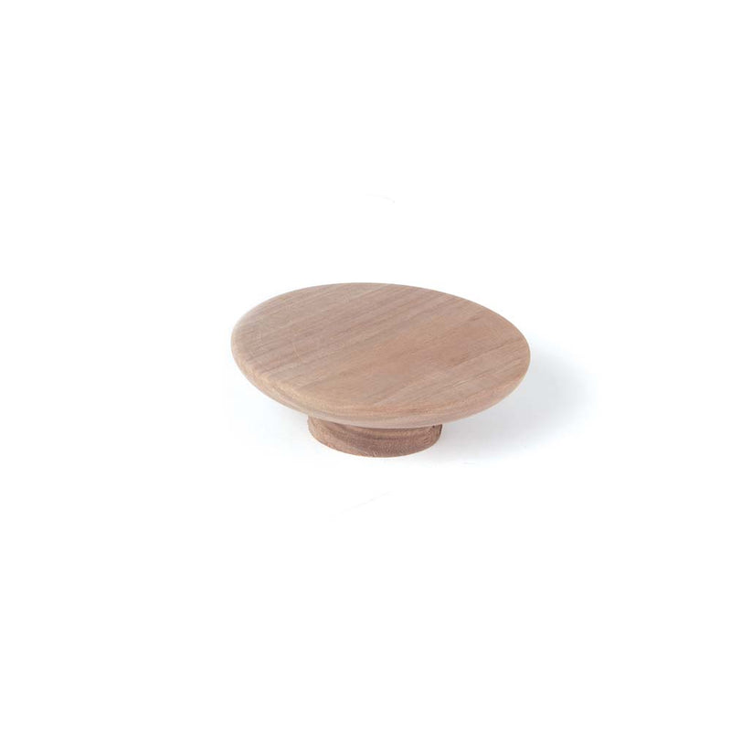 Momo Daintree Full Round Timber Handle 100mm Walnut Raw