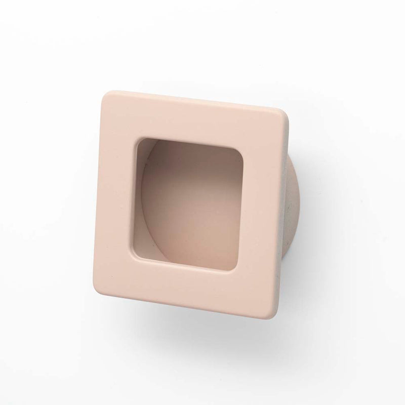 Dune 39mm Square Recessed Pull Dusty Rose