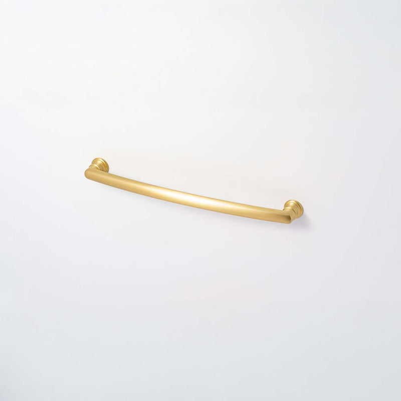 Decade 203mm Ridged Handle Satin Brass