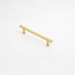 Ridge 128mm Handle Satin Brass