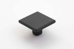 Monaco 35mm Square Knob Matt Black