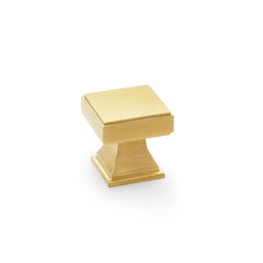 Kensington 30mm Knob Satin Brass PVD