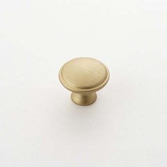 Century 30mm Round Knob Matt Brushed Brass