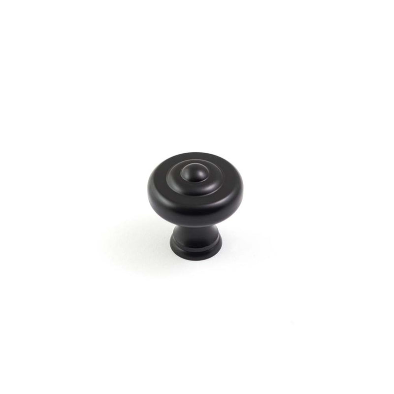 Decade 32mm Fluted Knob Matt Black