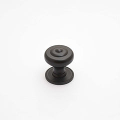 Decade 38mm Fluted Knob & Backplate Matt Black
