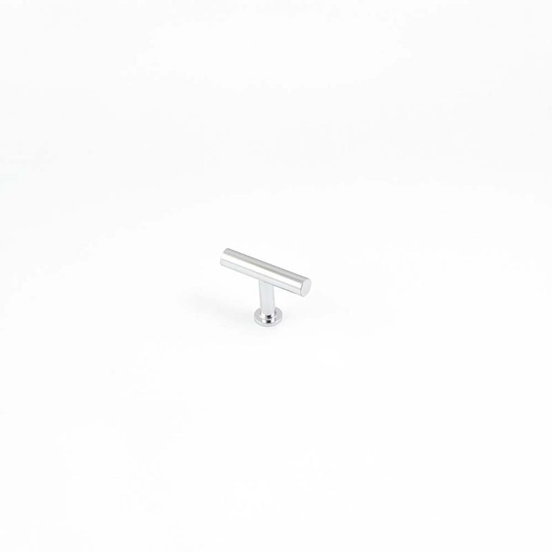 Strand 50mm Solid Brass T-Bar Handle Polished Chrome