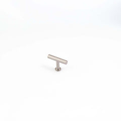 Strand 50mm Solid Brass T-Bar Handle Dull Brushed Nickel