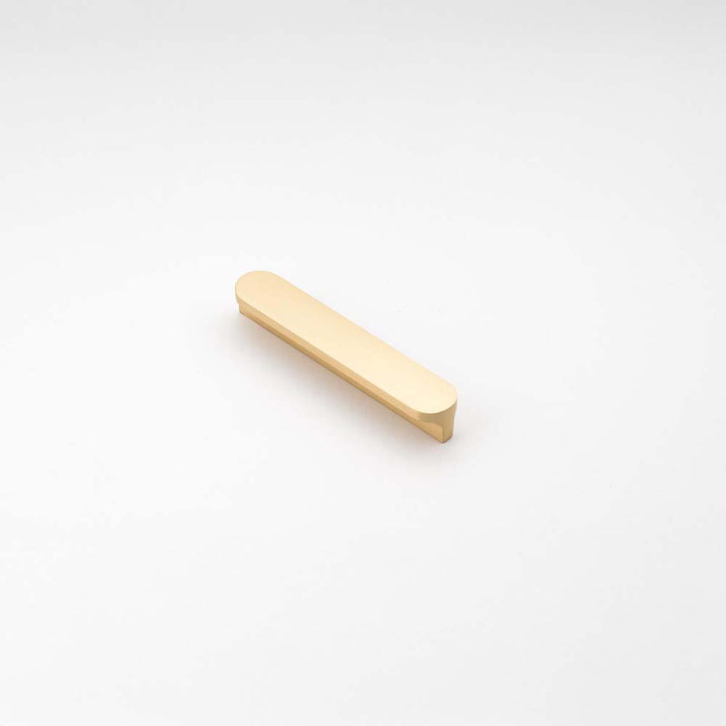 Cove 160mm Pill Shaped Handle Brushed Brass