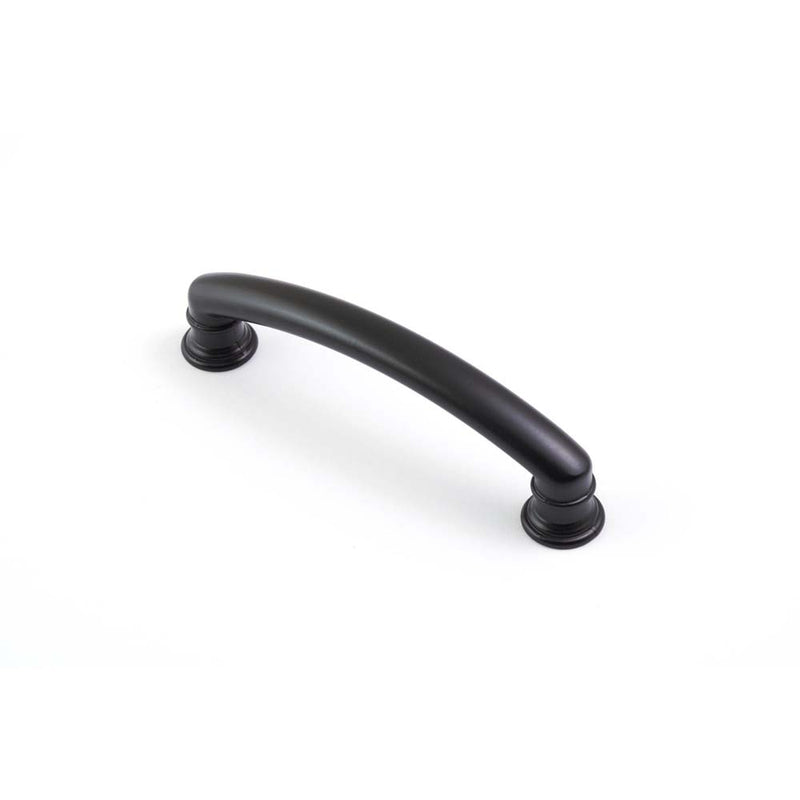 Decade 102mm Ridged Handle Matt Black
