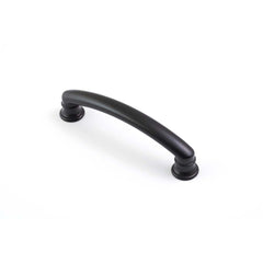 Decade 102mm Ridged Handle Matt Black
