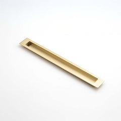 Slate 300mm Recessed Pull Satin Brass