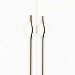 Momo Brave Bow Handle Off-Centred 992mm Metallic Golden Brown