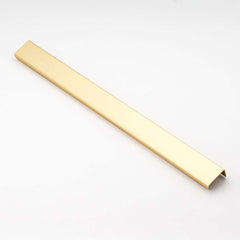 Ledge 400mm Solid Brass Lip Pull Satin Brass