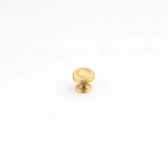 Decade 35mm Dome Knob Satin Brass