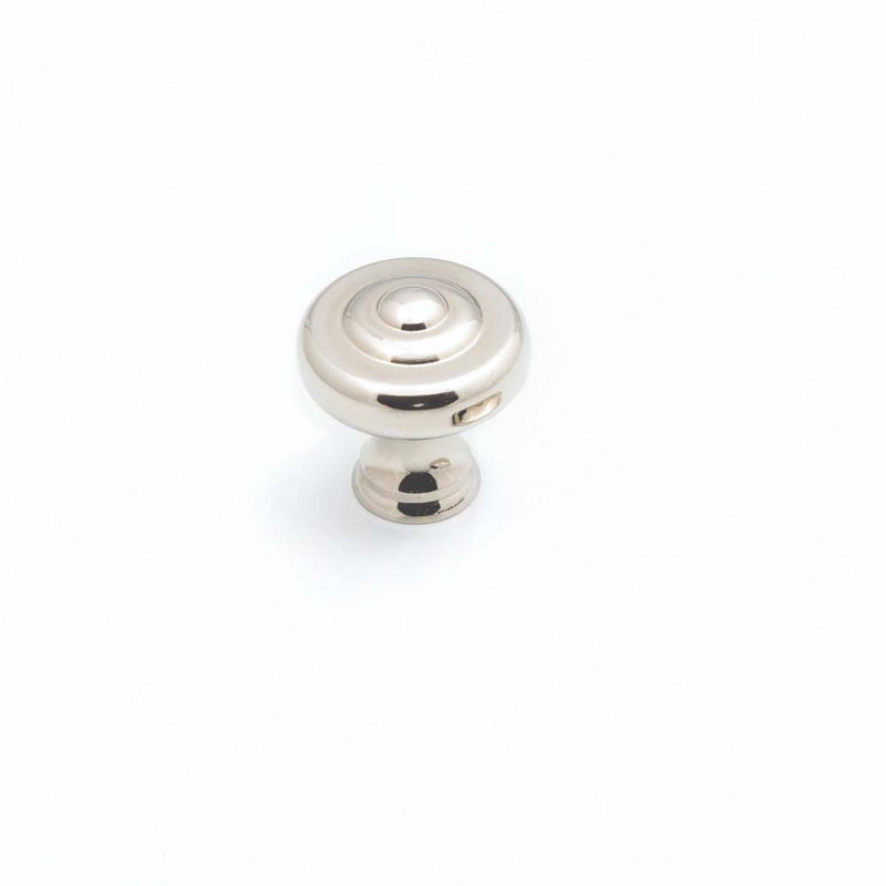 Decade 32mm Fluted Knob Polished Nickel