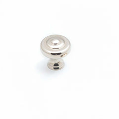 Decade 32mm Fluted Knob Polished Nickel