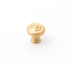 Decade 32mm Fluted Knob Satin Brass