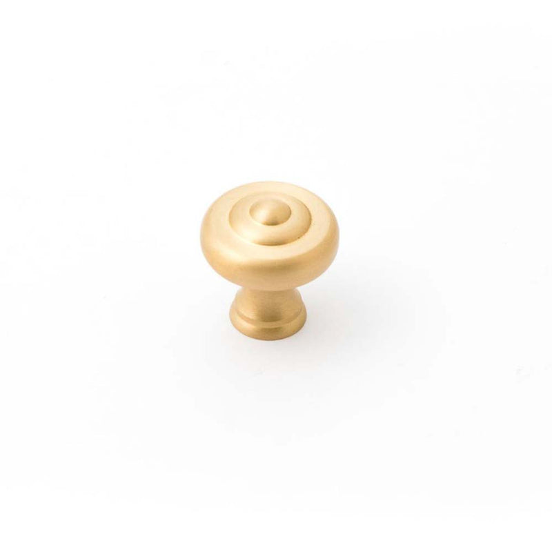 Decade 38mm Fluted Knob Satin Brass