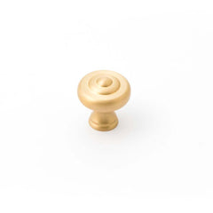 Decade 38mm Fluted Knob Satin Brass