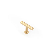 Strand 50mm Solid Brass T-Bar Handle Satin Brass