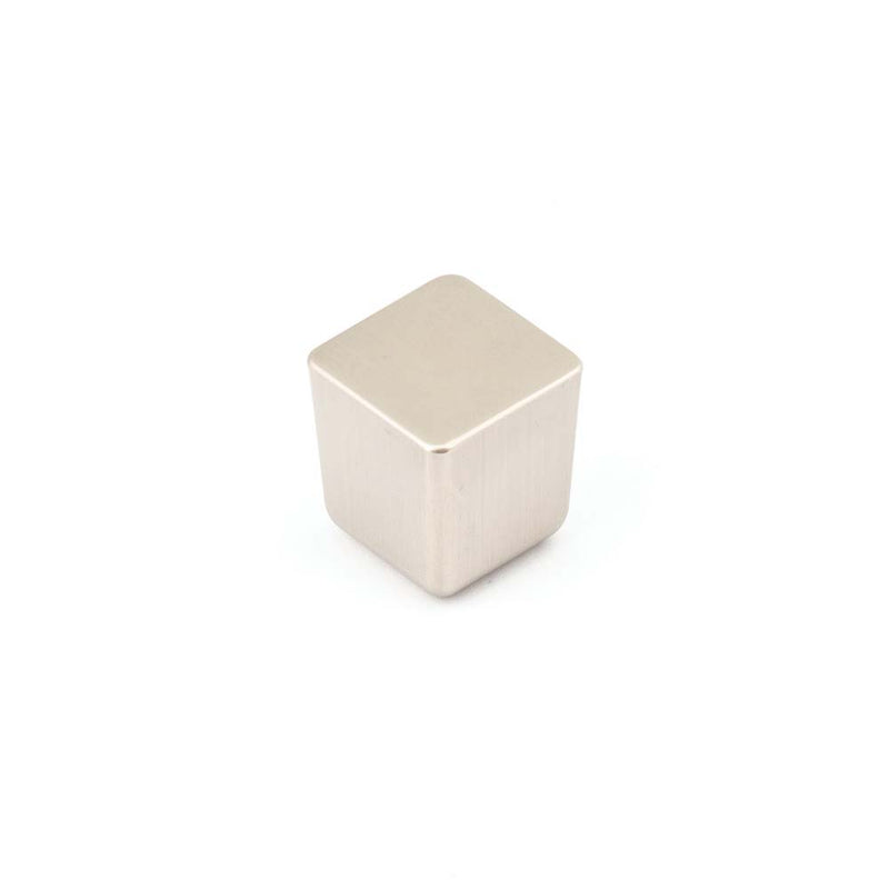 Dune 25mm Square Knob Dull Brushed Nickel