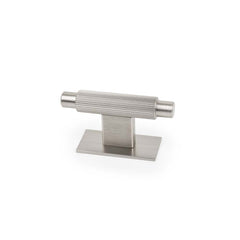 Momo Arpa T Knob And Backplate 70mm Dull Brushed Nickel