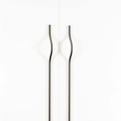 Momo Brave Bow Handle Off-Centred 992mm Metallic Grey
