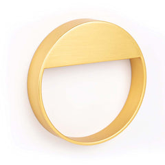 Momo Bau Circular Handle 90mm Brushed Gold