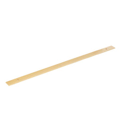 Momo Bellevue 416mm Solid Brass Plain Backplate Brushed Satin Brass