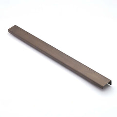 Ledge 400mm Solid Brass Lip Pull Bronze