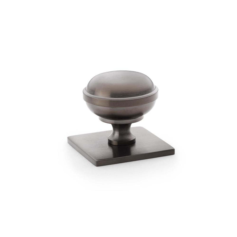 Hastings 34mm Knob on Backplate Gunmetal PVD