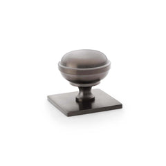 Hastings 34mm Knob on Backplate Gunmetal PVD