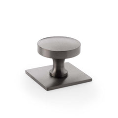 Hastings 38mm Knob on Backplate Gunmetal PVD