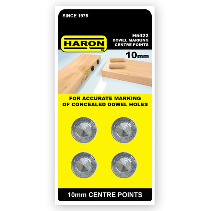 Dowel Centre Points 10mm Pk4