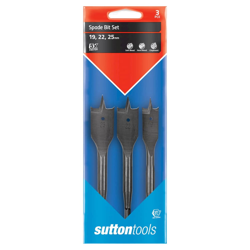 Spade Bit Set 3
