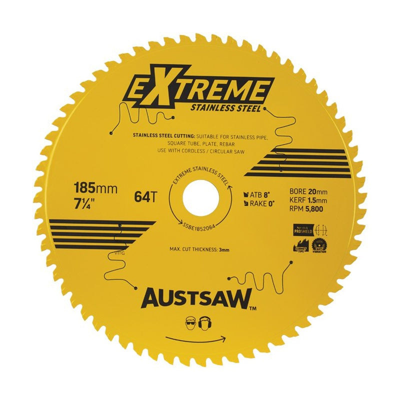 Blade Extreme S/Steel 185x20x64t Austsaw